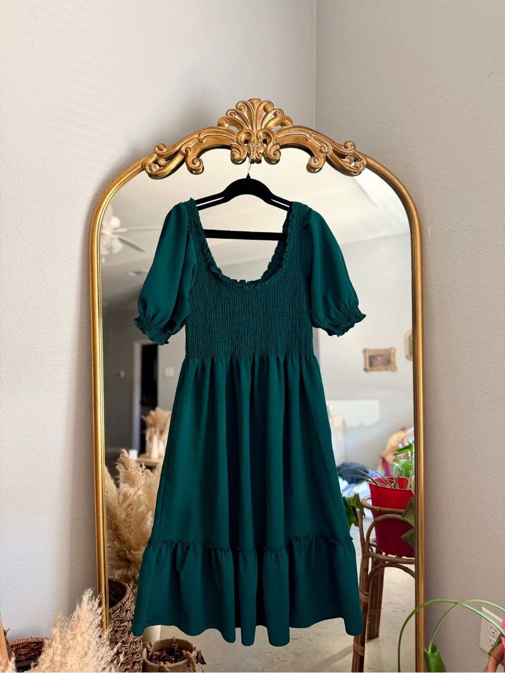 Hill house green Louisa nap dress medium